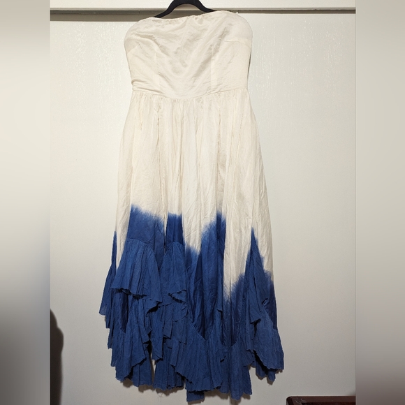 NWT Anthropologie Samant Chahaun Ombre Maxi Dress - Picture 2 of 7
